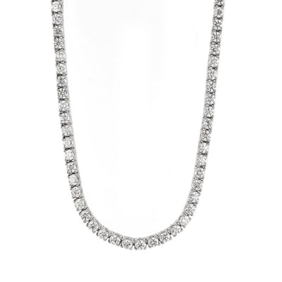 5.32 ctw Diamond Eternity Necklace - Continental Diamond