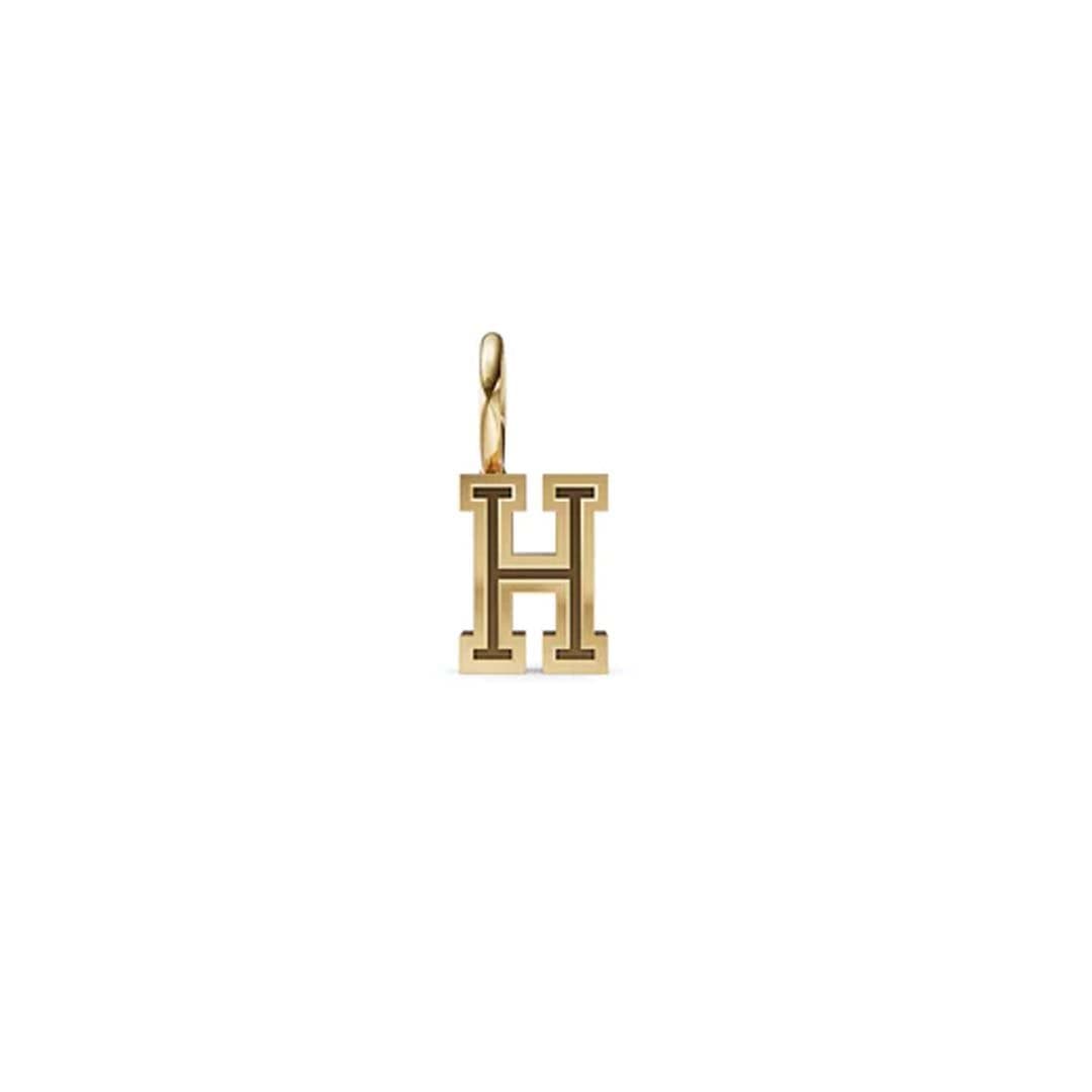 Free Hanging H Initial Charm