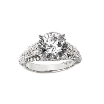 1.02 ctw Diamond Solitaire Engagement Ring - Continental Diamond
