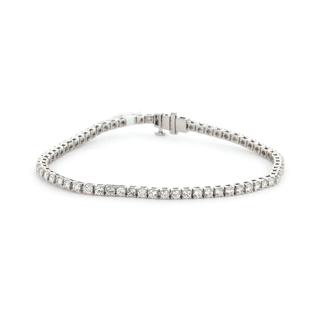 3.10 ctw Lab-Grown Diamond Eternity Bracelet - Continental Diamond