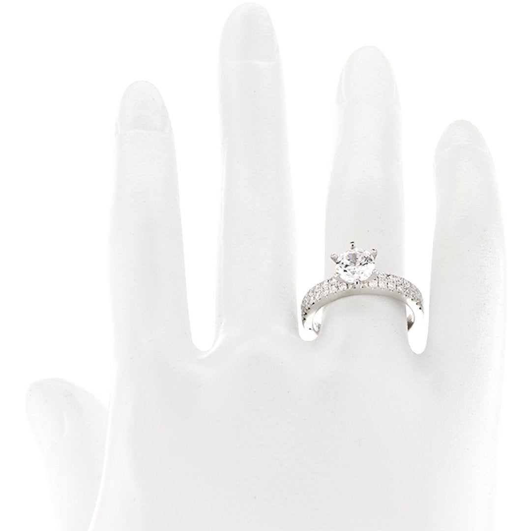 0.47 ctw Diamond Solitaire Engagement Ring - Continental Diamond