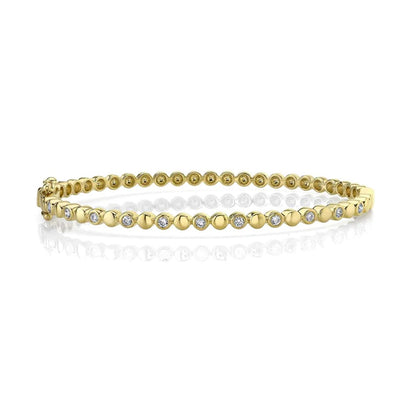 0.29 ctw Diamond Bangle Bracelet - Continental Diamond