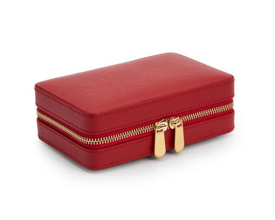 Palmero Red Zip Jewelry Case