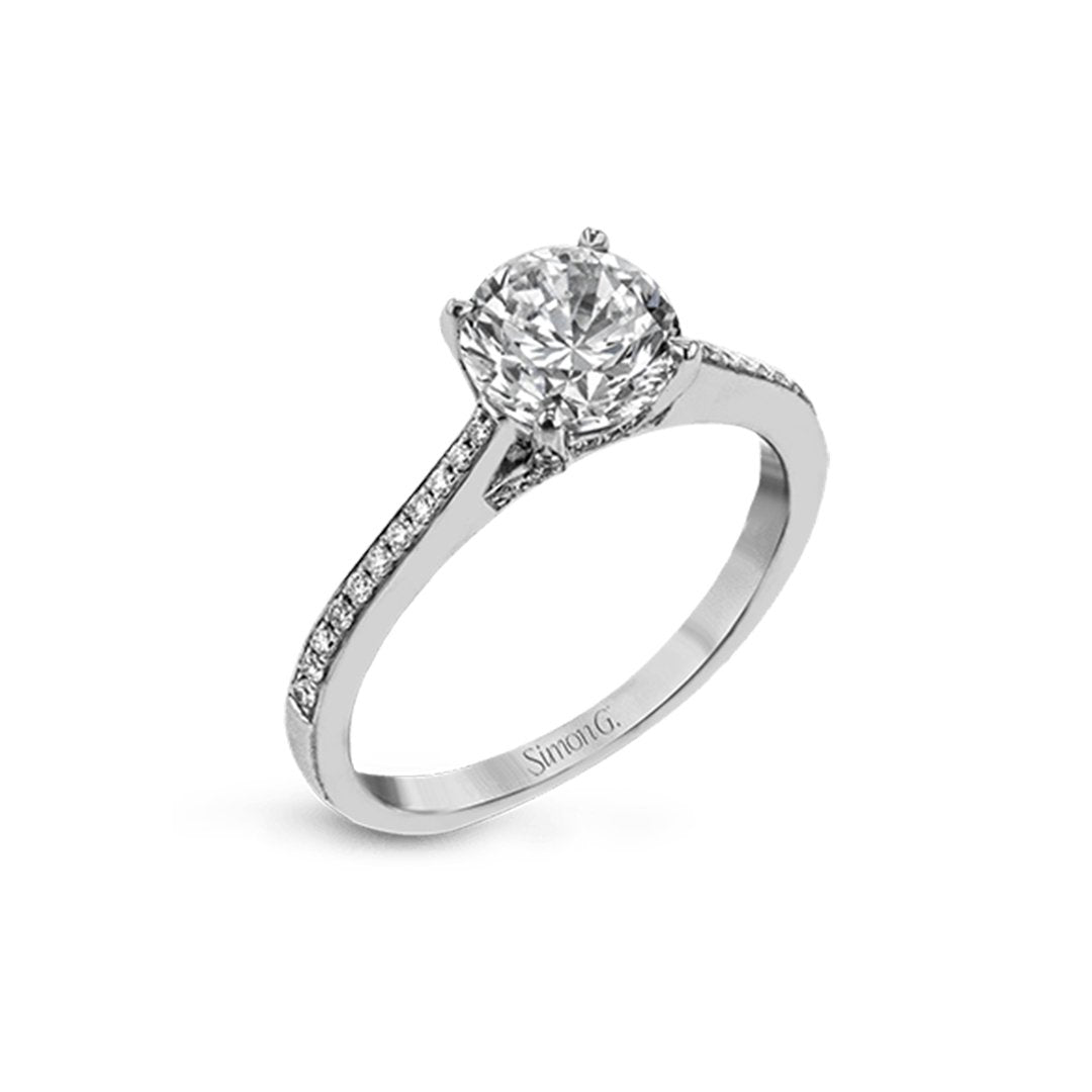 0.17 ctw Diamond Solitaire Engagement Ring - Continental Diamond