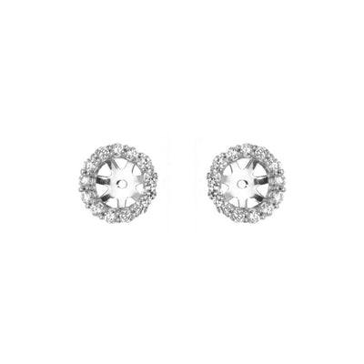 0.80 ctw Diamond Earring Jackets - Continental Diamond