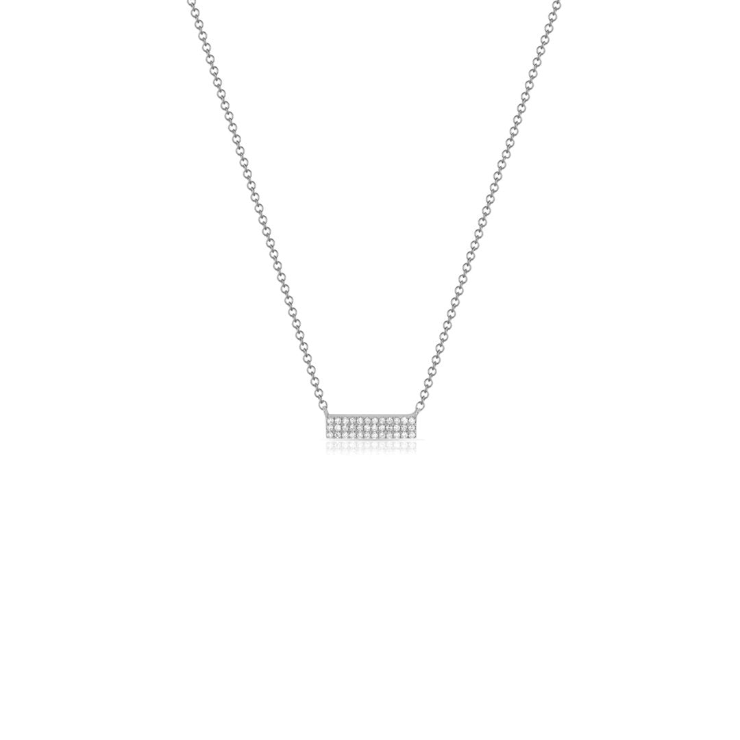 0.09 ctw Diamond Mini Bar Necklace