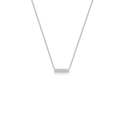 0.09 ctw Diamond Mini Bar Necklace