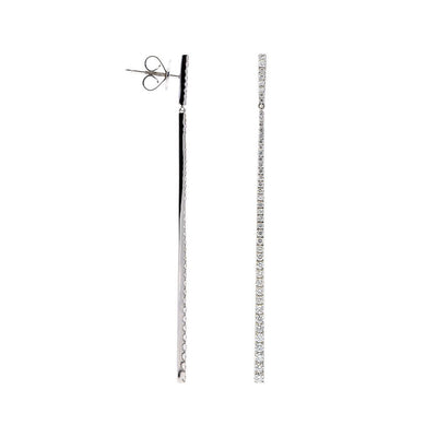 0.97 ctw Diamond Drop Earrings - Continental Diamond