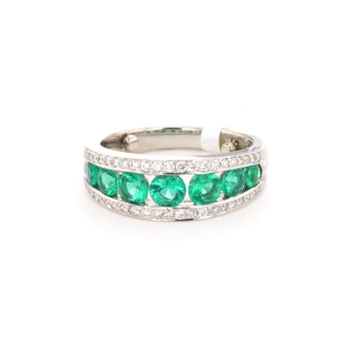 Emerald & Diamond Ring - Continental Diamond