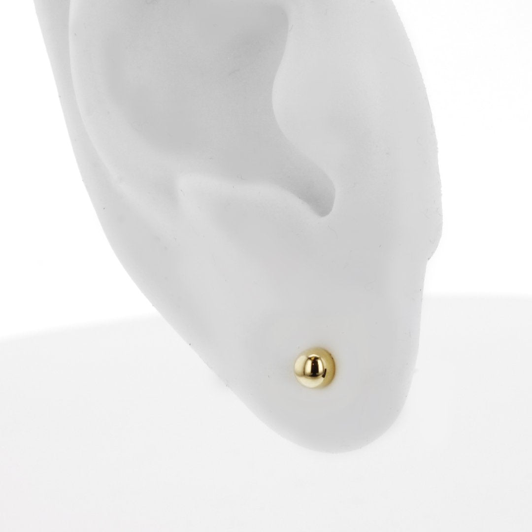 4MM Ball Stud Earrings