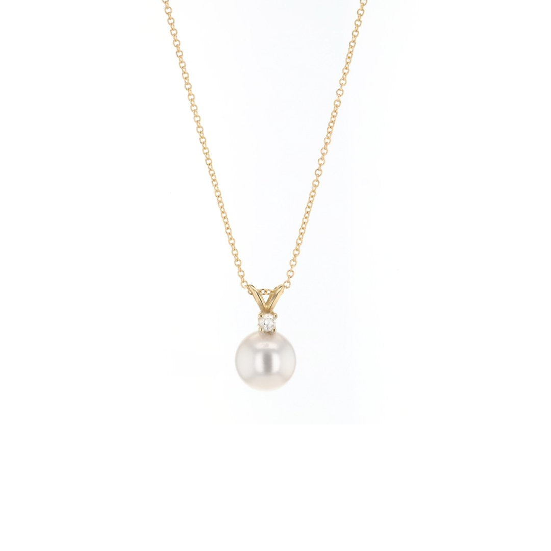 Pearl & Diamond Necklace - Continental Diamond