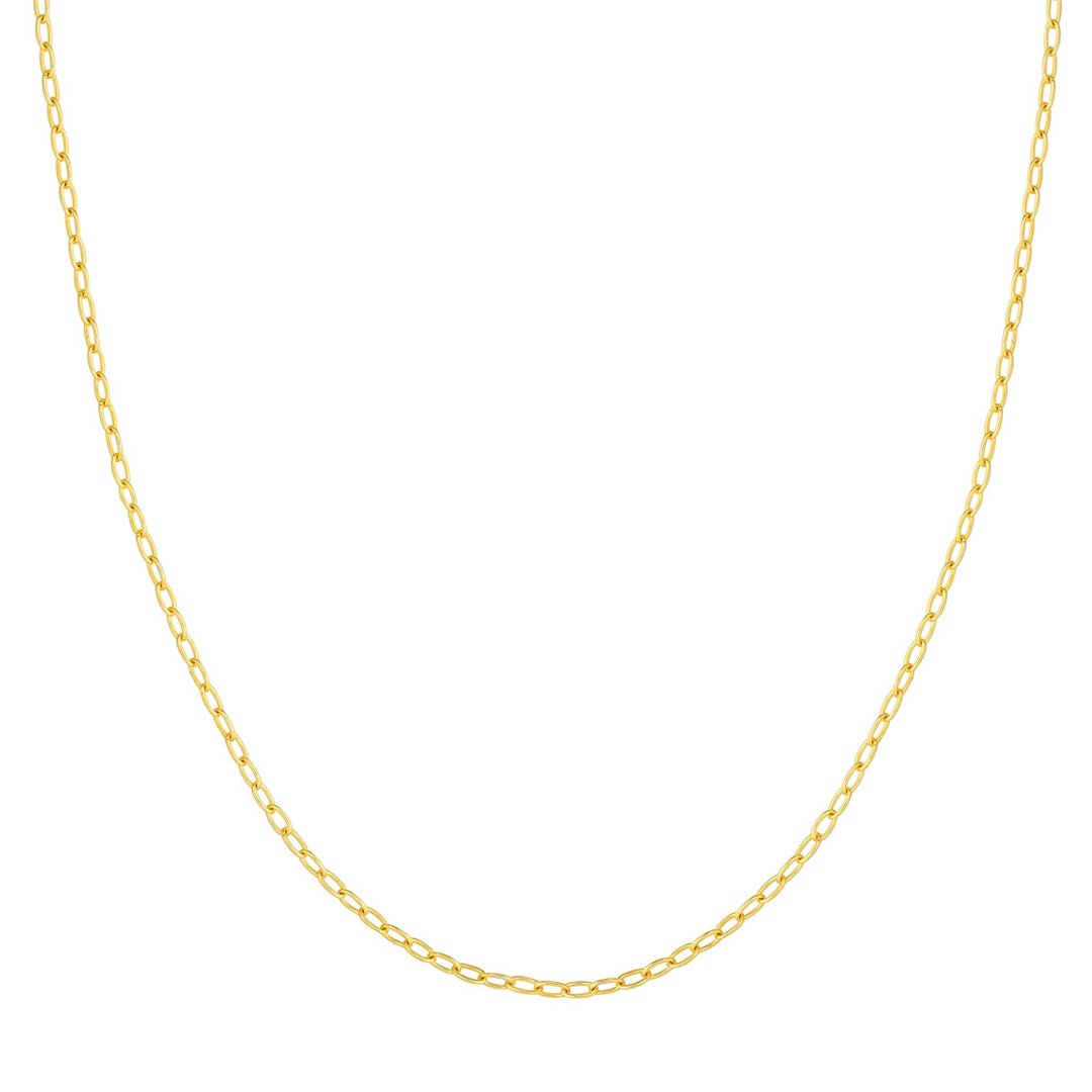2.1MM Paper Clip Chain - Continental Diamond