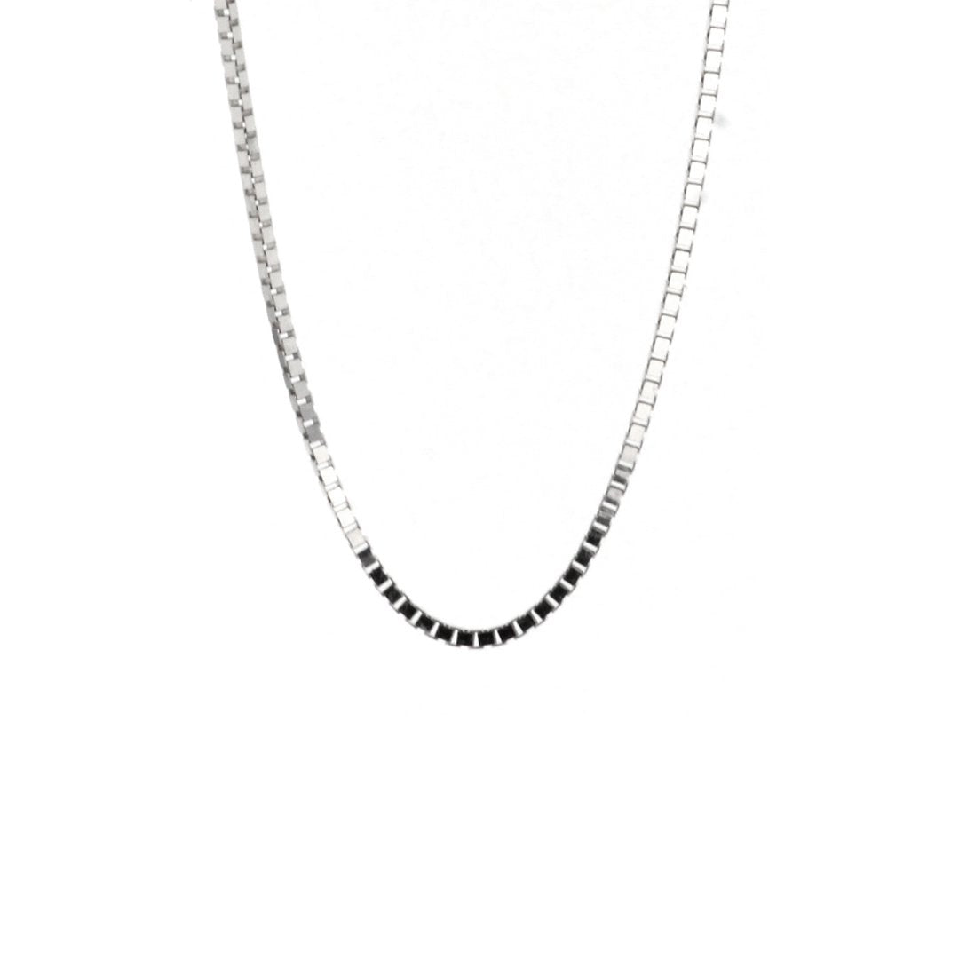 16" 0.9MM Box Chain - Continental Diamond