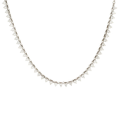 0.87 ctw Diamond Necklace - Continental Diamond