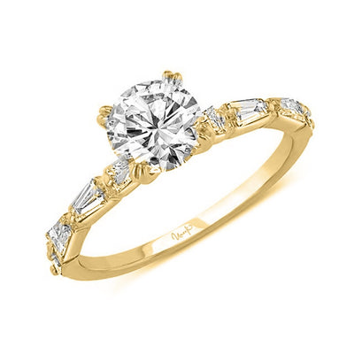 0.27 ctw Diamond Solitaire Engagement Ring - Continental Diamond