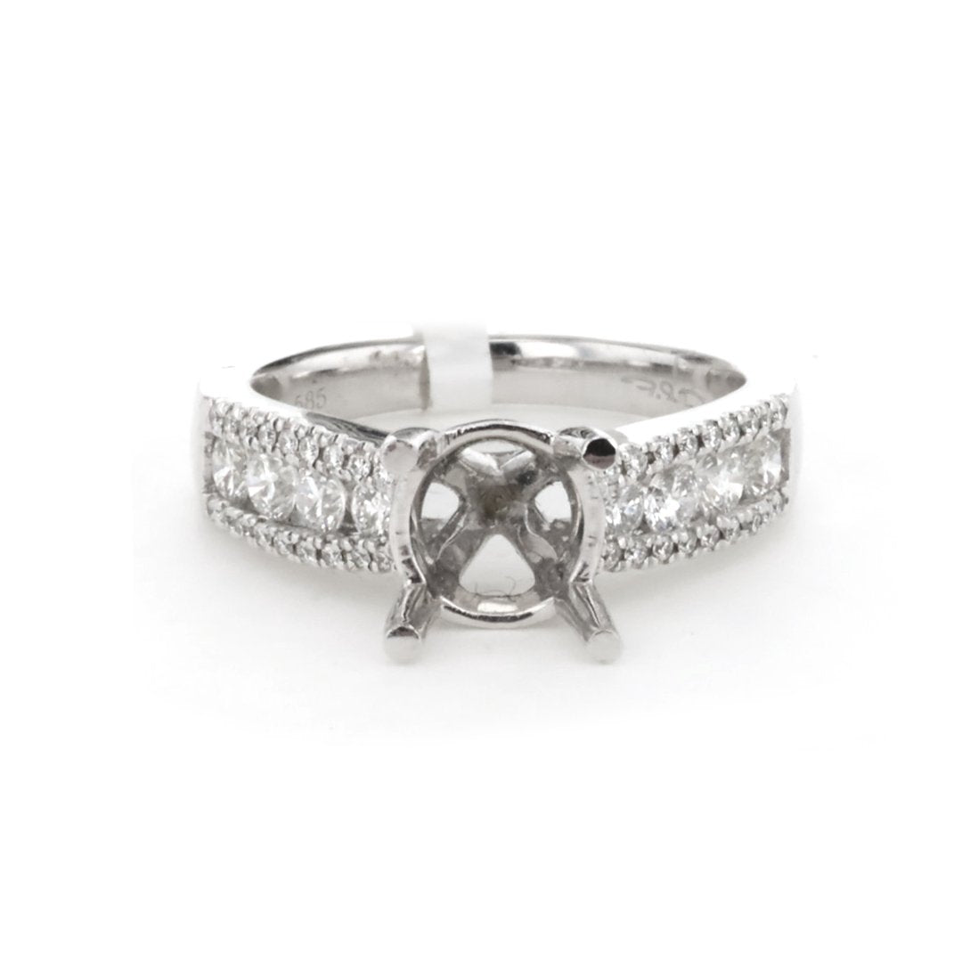 0.70 ctw Diamond Solitaire Engagement Ring - Continental Diamond