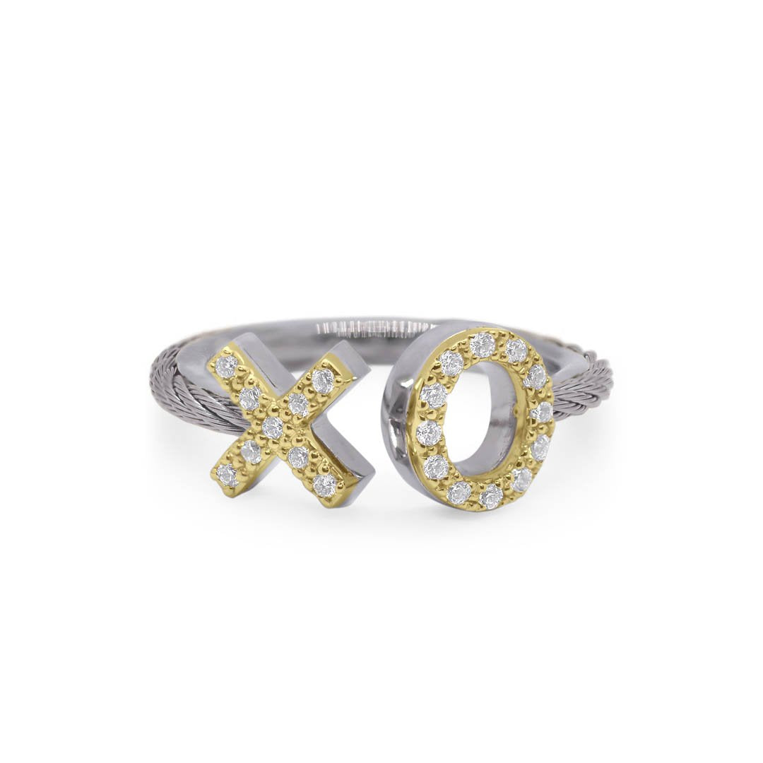 0.17 ctw Diamond XO Ring - Continental Diamond