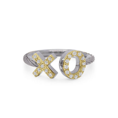 0.17 ctw Diamond XO Ring - Continental Diamond