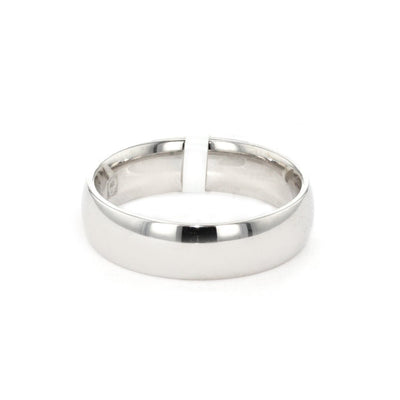 6MM Polished High Dome Band - Continental Diamond
