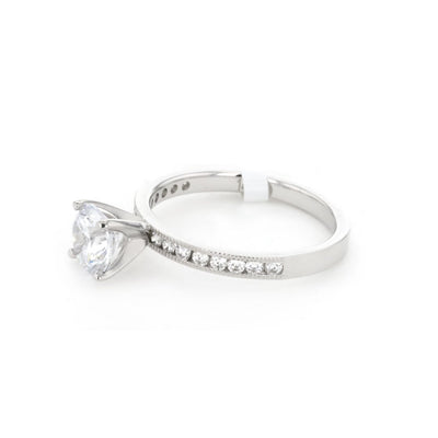 0.23 ctw Diamond Solitaire Engagement Ring - Continental Diamond
