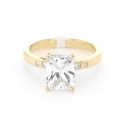 0.08 ctw Diamond Solitaire Engagement Ring - Continental Diamond