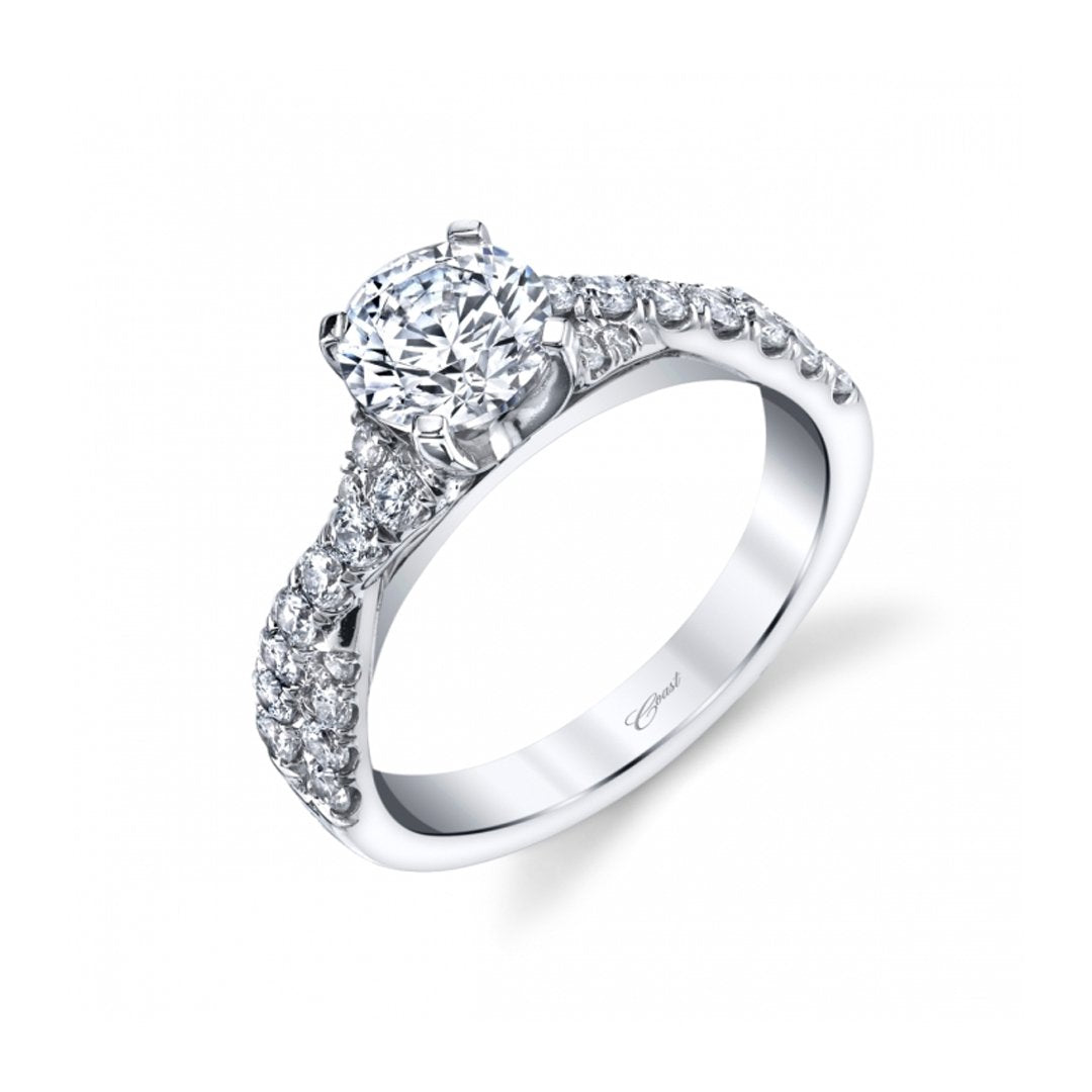 0.59 ctw Diamond Solitaire Engagement Ring
