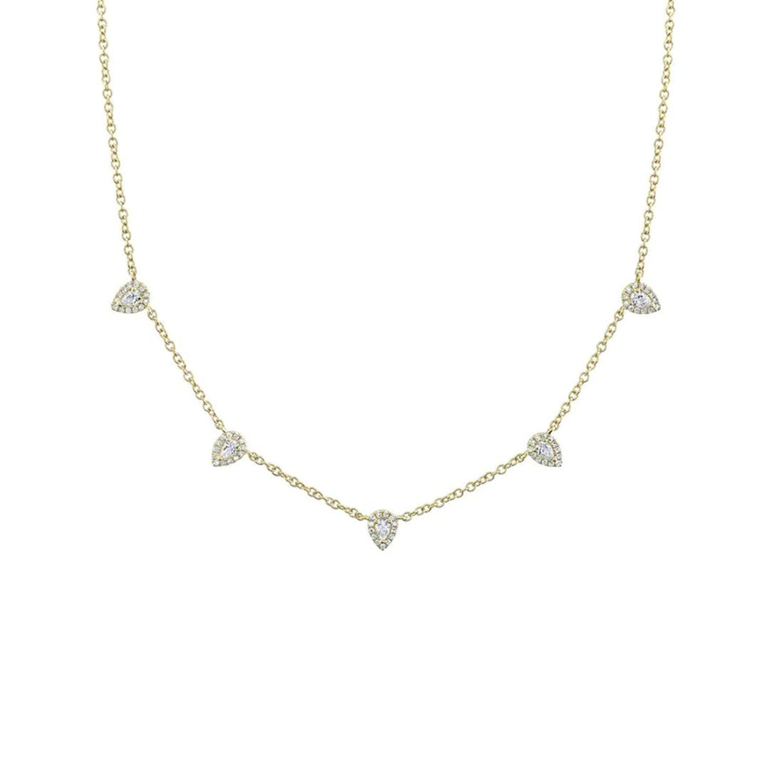 0.54 ctw Diamond Necklace - Continental Diamond