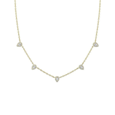 0.54 ctw Diamond Necklace - Continental Diamond